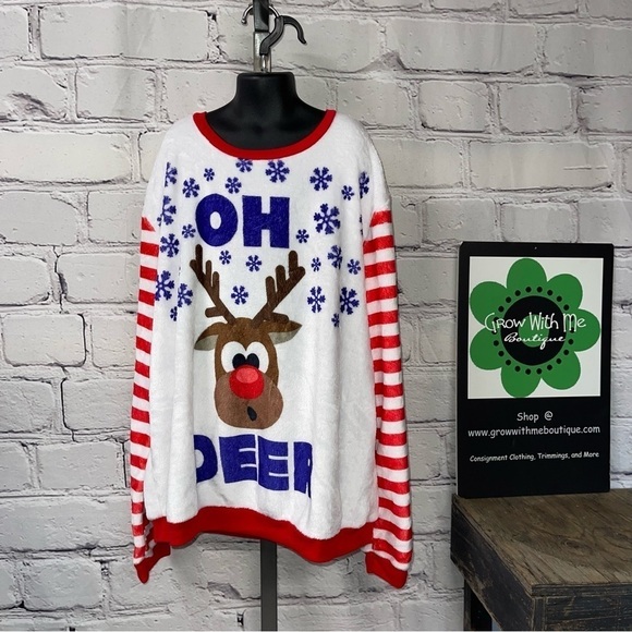 Wound Up reindeer top junior 11/13 - Picture 1 of 4